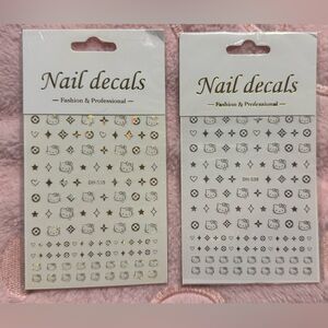🆕 Hello Kitty Cute Nail Decals Set or can be used as stickers